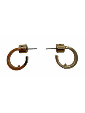 Jenny Bird Gold Tone Hoop Earrings